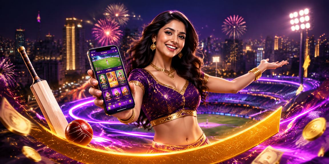 A user playing live casino games on a mobile phone in ambient lighting